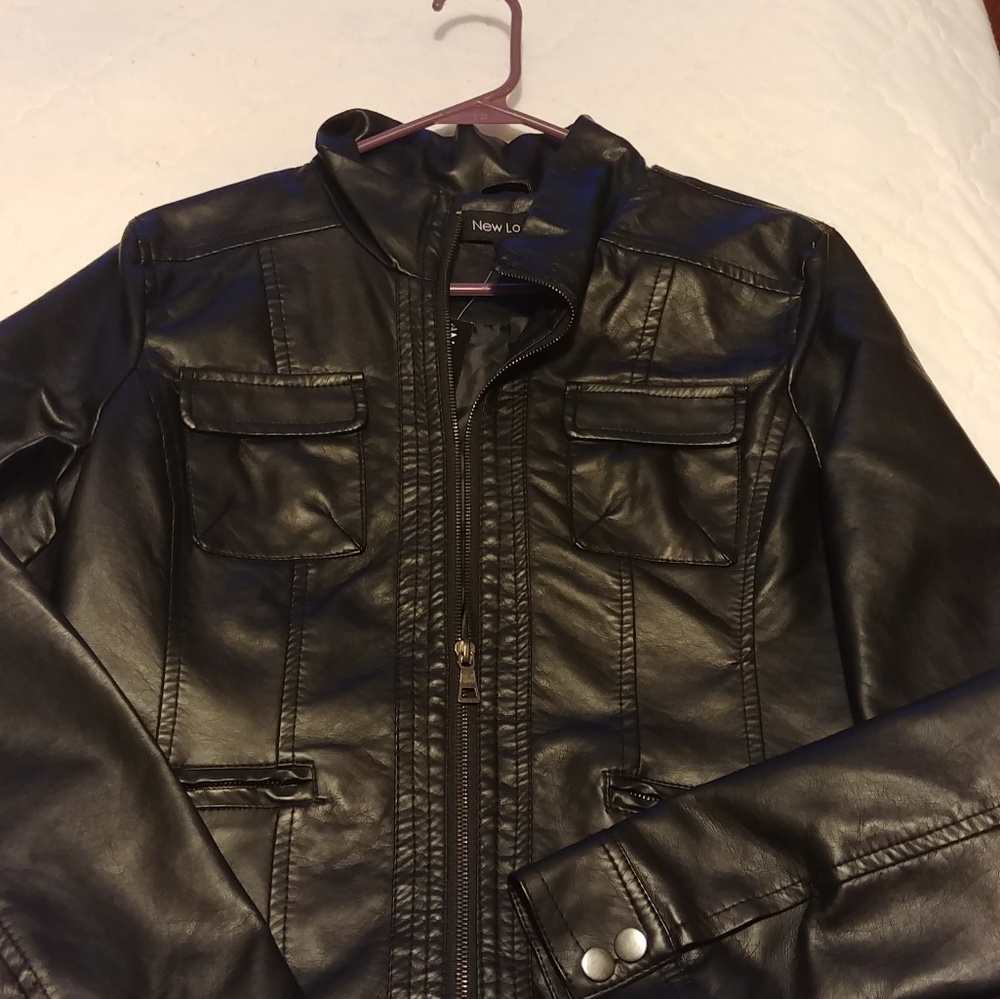 Light Leather Coat